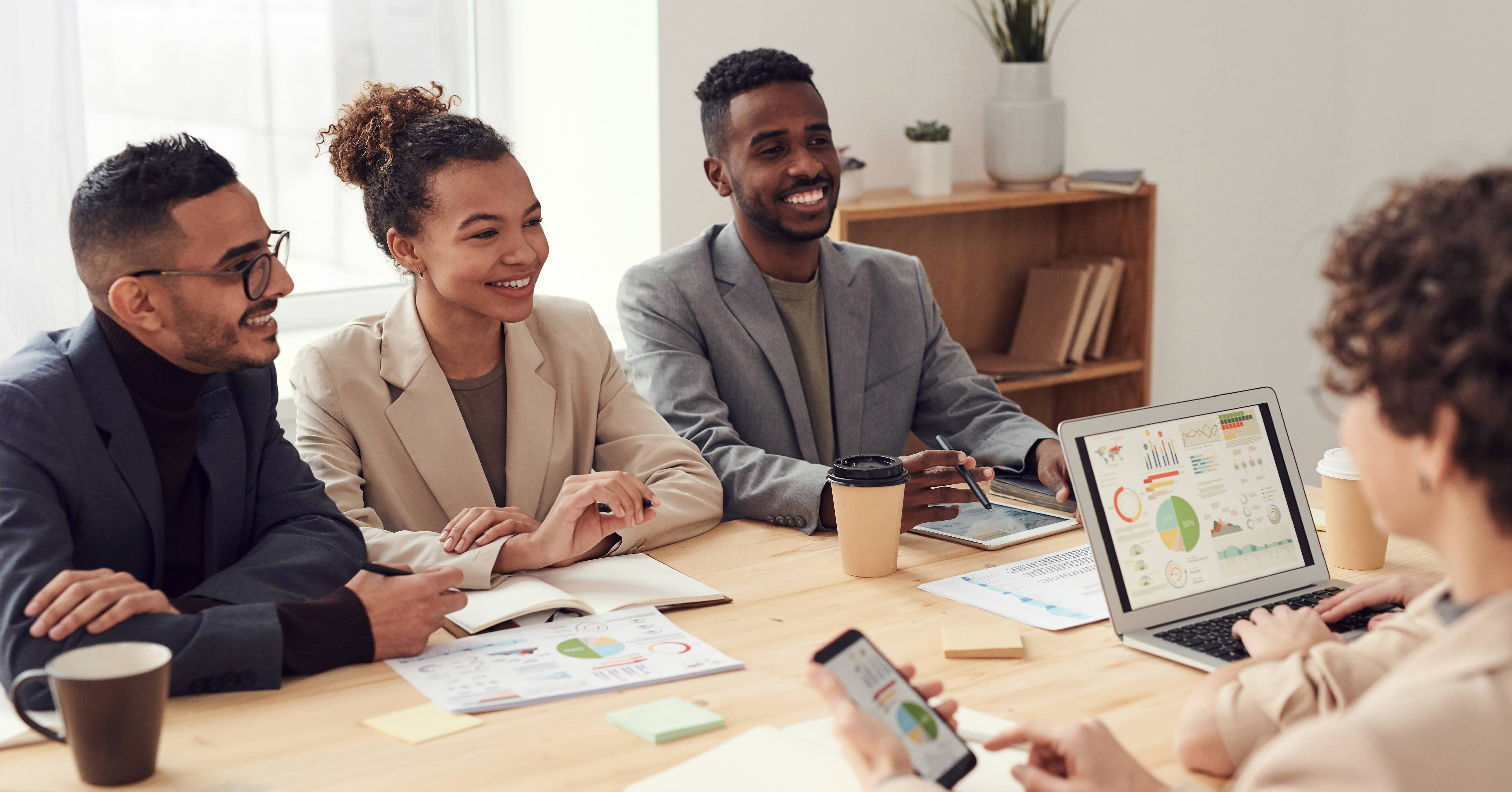 group meeting across table